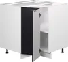 Eckunterschrank Vicco Fame-Line Schwarz gestreift 80.5 cm , Produktbild-Vorschau 6