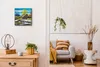 Coloray Uhr auf Leinwand 30x30 cm Wand Uhr Dekoration Produktbild-Vorschau 3