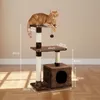 belviona Arbre à chat 85 cm avec support mural, peu Voir les images du produit 5