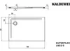 Kaldewei 385247983667 DW SUPERPLAN Mod.1852-5, 900 x 1300, Produktbild-Vorschau 2