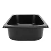 A black sink basin is shown against a white background. Podgląd zdjęcia produktu