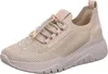 A single beige sneaker with gold accents is shown against a white background. Produktbild-Vorschau