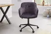 Bürostuhl EUPHORIA 47-56cm Samt dunkelgrau Produktbild-Vorschau 16