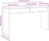 vidaXL Stojan na klavír betonový šedý 120 x 32 x 64 cm Náhled obrázku produktu 7
