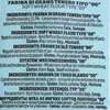 The image displays text in multiple languages detailing the ingredients and storage instructions for a type of flour. Produktbild-Vorschau