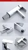 A collage of images showing a silver bathroom faucet from different angles, including one on a scale. Podgląd zdjęcia produktu