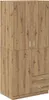 vidaXL Šatníková skriňa Artisan dub 80x52x180 cm materiál Náhľad obrázku produktu 1