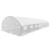 A white greenhouse tunnel on a white background. Produktbild-Vorschau