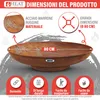 HEAT Outdoor Living Ciotola per il Fuoco Classic Ø 80 Anteprima dell’immagine prodotto 2