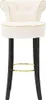 FURNLUX Stołek barowy Luxurious Beige 46cm / Kolor główny: Podgląd zdjęcia produktu 2