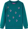 Kinder-Sweatshirt Dunkelgrün 116 Produktbild-Vorschau 1