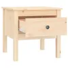 The Living Store Beistelltisch 50x50x49 cm Massivholz Produktbild-Vorschau 6