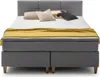 Boxspringbett Kenora grau 7-Zonen TFK mit Topper 180x200 Produktbild-Vorschau 3