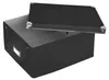 Zwarte opbergbox met deksel, 36x28x17 cm - Opvouwbare Productafbeelding-voorbeeld 2
