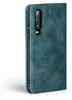 A teal flip case for a smartphone is shown against a white background. Produktbild-Vorschau