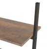 A close-up view of a shelf and a metal support of a ladder shelf. Produktbild-Vorschau