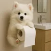 Toilettenpapierhalter mit Hund, Wandhalterung, Harz, Produktbild-Vorschau 8
