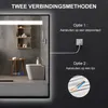 Puluomis Badspiegel, badkamerspiegel met LED-verlichting, Productafbeelding-voorbeeld 8