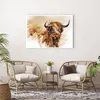 Poster - Poster ohne Rahmen - Stier Scotch Aquarell - Produktbild-Vorschau 5