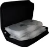 A black CD wallet filled with CDs, shown open. Podgląd zdjęcia produktu