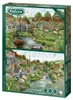 Falcon de luxe Village Life - 2x 1000 Teile, 1000 Stück(e), Produktbild-Vorschau 6