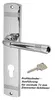 Türbeschlag 1383 Helena LS PZ Chrom Türdrücker Türklinke Produktbild-Vorschau 2