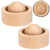 2 × Aroma Diffuser aus Holz,Diffusor Kugel aus natürlichem Produktbild-Vorschau 1