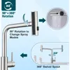 Küchenarmatur, 360° Schwenkbarer Wasserhahn Küche, mit 3 Produktbild-Vorschau 5
