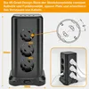 12 Fach Mehrfachsteckdose mit 4 USB Steckdosenturm Produktbild-Vorschau 4