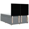 Boxspringbett mit Matratze Hellgrau 140x190 cm Stoff Produktbild-Vorschau 6