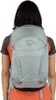 A person wearing a backpack. Produktbild-Vorschau