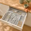 Ausziehbarer Besteckkasten für Schubladen mit Abnehmbar Produktbild-Vorschau 1