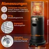 TRESKO® Chauffage radiant à gaz 11 kW avec roulettes | Voir les images du produit 6