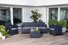 Garten-Loungeset aus Rattanoptik-Harz mit 2-Sitzer-Sofa, 2 Produktbild-Vorschau 3