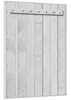 Wallario Wandbild Graue Holztür, Größe: 70,30 x 100,30 cm, Produktbild-Vorschau 2