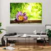 Bilder auf glas - Asien spa bambus blume - 120x80cm - Produktbild-Vorschau 6