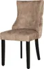 riess-ambiente Chesterfield Stuhl CASTLE DELUXE beige Samt Produktbild-Vorschau 12