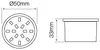 10x 7W Slim LED Einbauleuchte Neutralweiß 550lm 33mm Höhe Produktbild-Vorschau 2