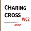 vianmo Holzschild 20x30 cm Charing Cross WC2 England Produktbild-Vorschau 1