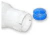 A white plastic water filter connector and a blue plastic ring are shown on a white background. Produktbild-Vorschau