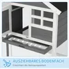 PawHut Kaninchenstall Tannenholz Kleintierkäfig Produktbild-Vorschau 6