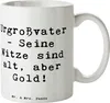 Mr. & Mrs. Panda Becher Spruch Urgroßvater Witze - Weiß - Produktbild-Vorschau 1