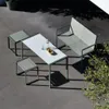sweeek - Garten-Essgruppe aus Stahl und Textilene - 4 Produktbild-Vorschau 9