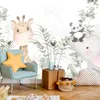 Muralo Selbstklebende Fototapete Giraffe Elefant Panda Produktbild-Vorschau 5