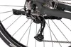 A close-up view of the rear derailleur and cassette of a bicycle. Produktbild-Vorschau
