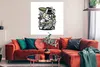 MuchoWow® Poster Vintage - Totenkopf - Hut 100x100 cm - Produktbild-Vorschau 2