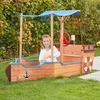 HOME DELUXE - Sabbiera MATSCHEKISTE - Veliero con telo e Anteprima dell’immagine prodotto 13