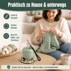 Tragbarer Garnhalter aus Holz mit Lederarmband, 360° Produktbild-Vorschau 3