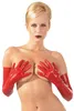 Late X Lange Latex Handschuhe, rot, leicht transparent, 0,4 Produktbild-Vorschau 5