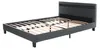 HOME DELUXE - LED Bett ASTRO -  Dunkelgrau, 140 x 200 cm - Produktbild-Vorschau 3